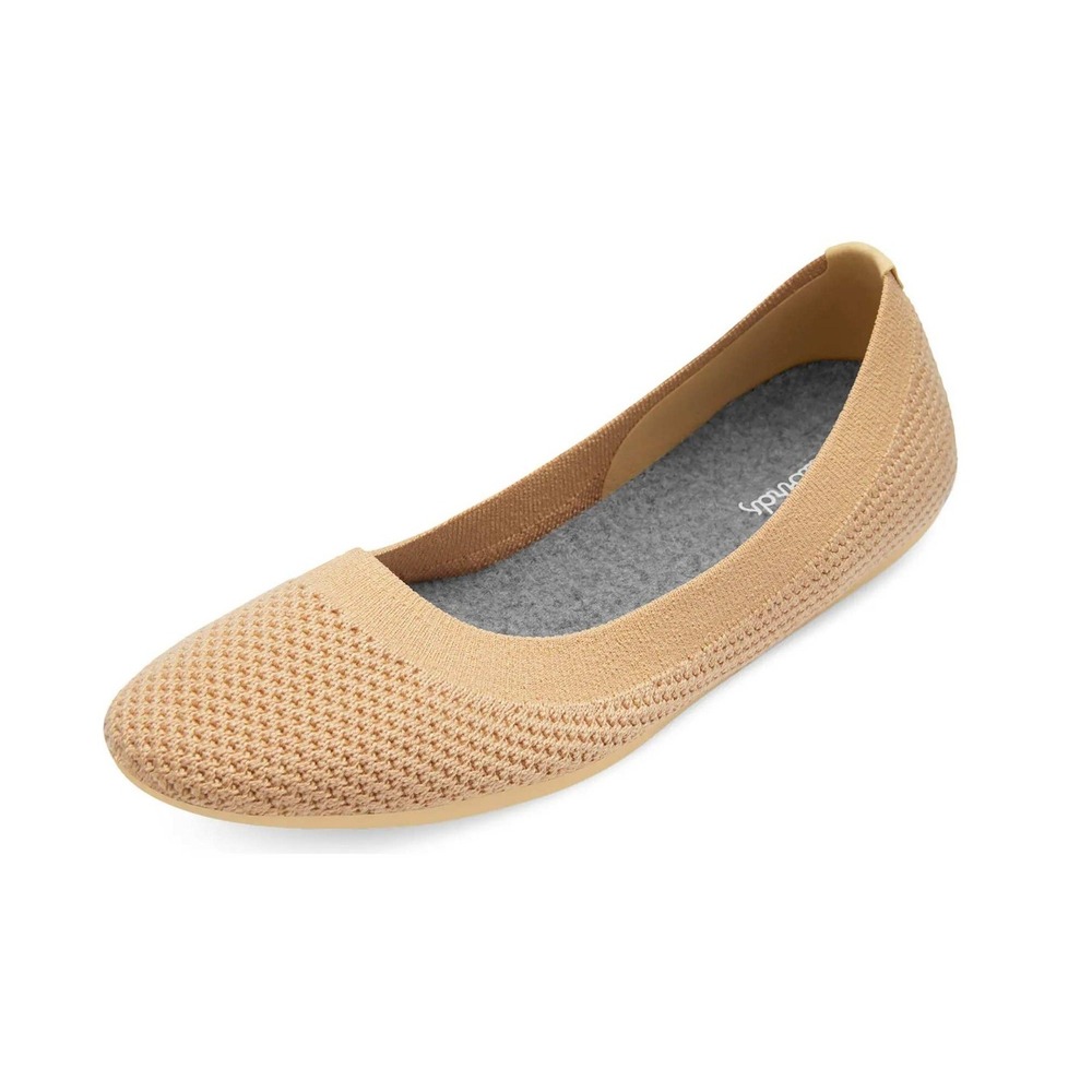 NEW Allbird Yellow Tree Breezer Ballet Flats Knit Comfort Minimalist Size 8